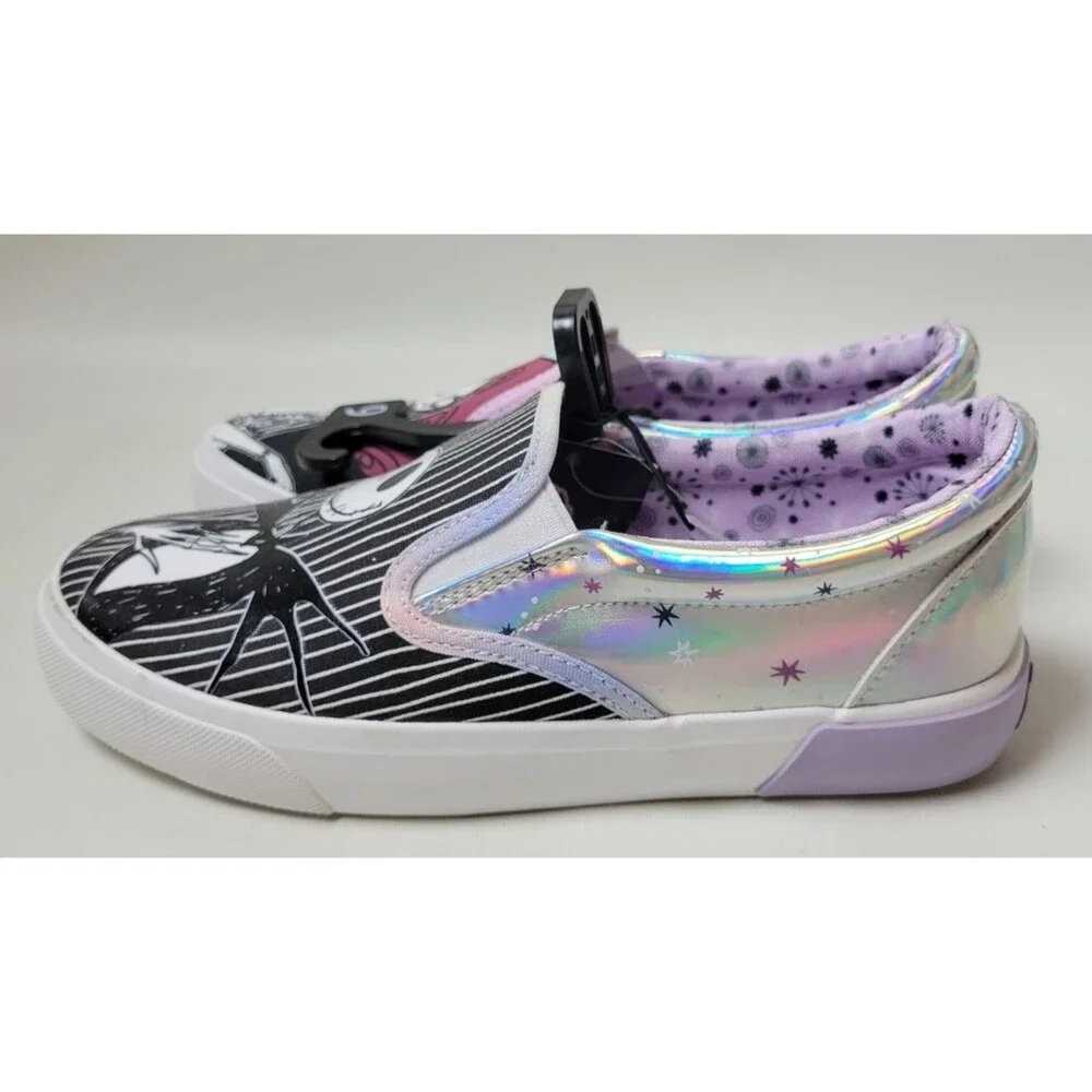 NWT Disney Ground Up Nightmare Before Christmas Sneakers Jack‎ Sally Sz 6